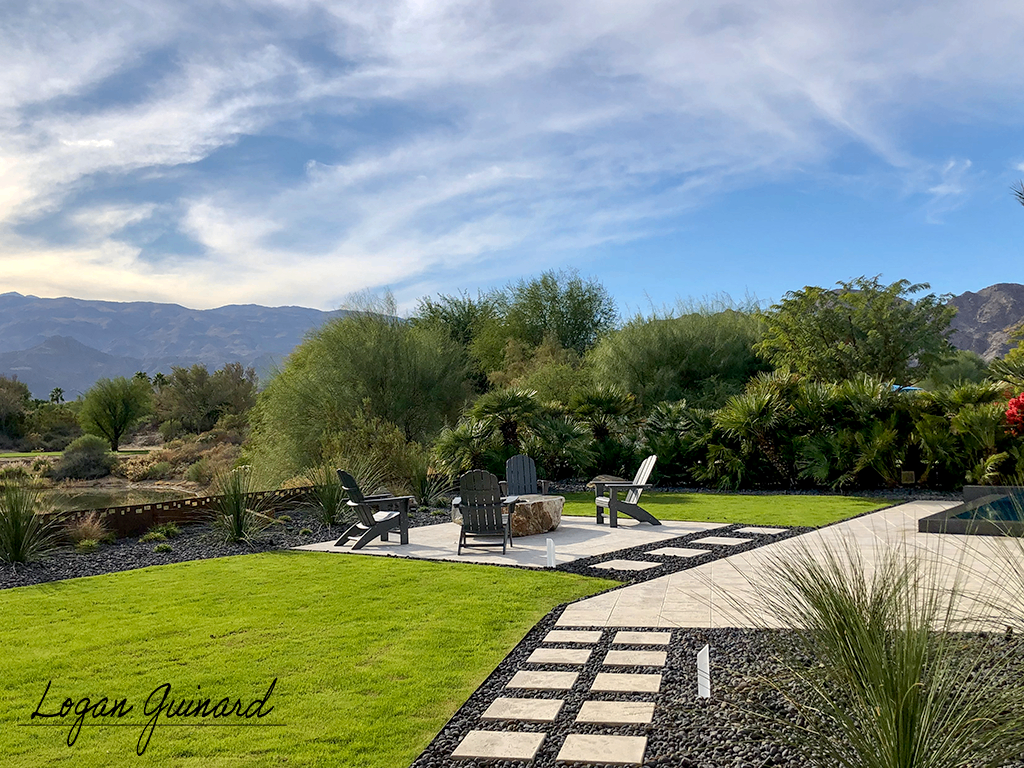 Stepping Stone Path & Lawn