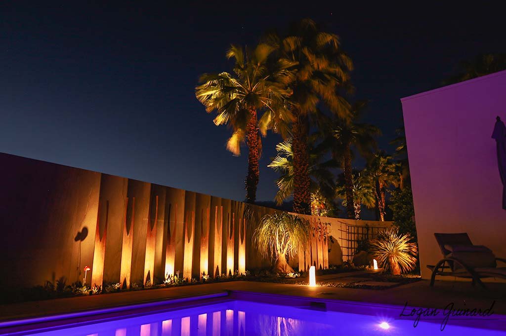 Corten Wall Night Lighting
